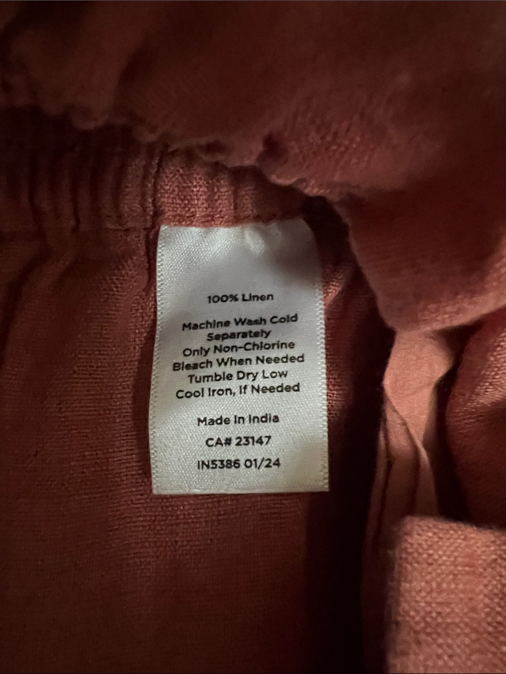 Talbots Haven Linen Shorts in Dusty Pink Coral NWT - Picture 10 of 10